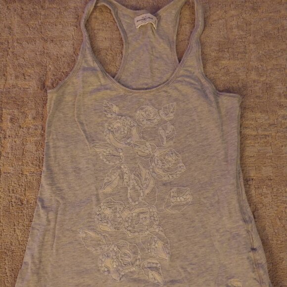 Abercrombie & Fitch Tops - Y2K Abercrombie & Fitch cotton racerback tank top size M